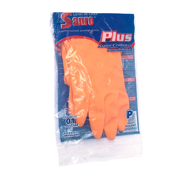 Luvas de Latex - Sanro - Plus - 1par