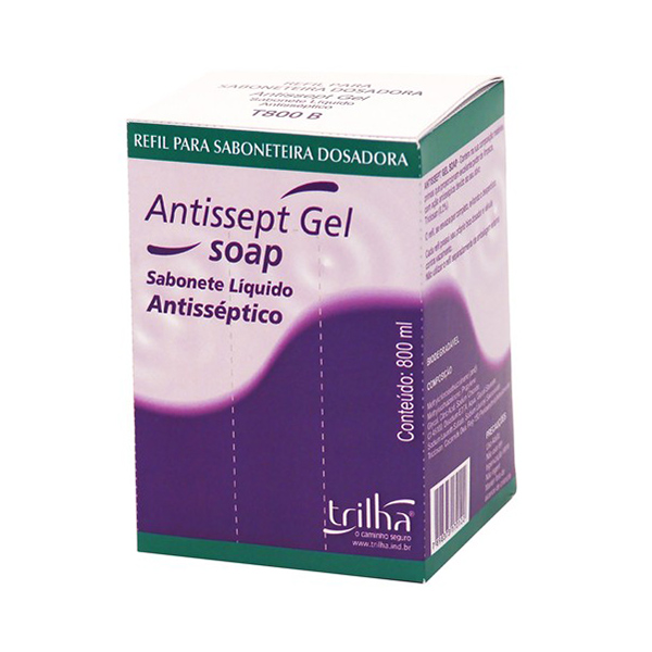 Sabonete Líquido Antisséptico - Trilha - Refil 800 ml