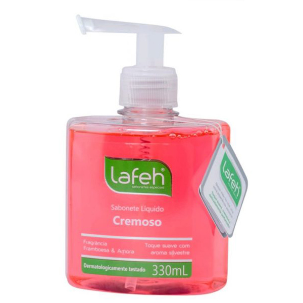 Sabonete Líquido Framboesa e Amora - Lafeh - 330 ml