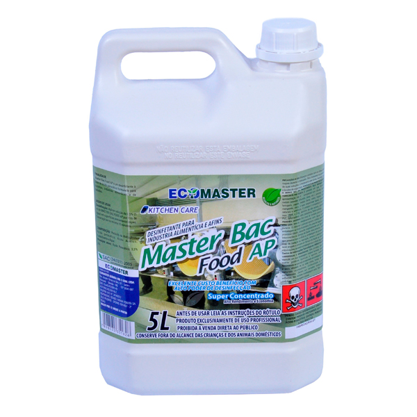 Master Bac - Food AP - 5 lts - Desinfetante