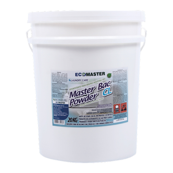 Master Bac Powder - CL 20 KG - Alvej. Clor. Po