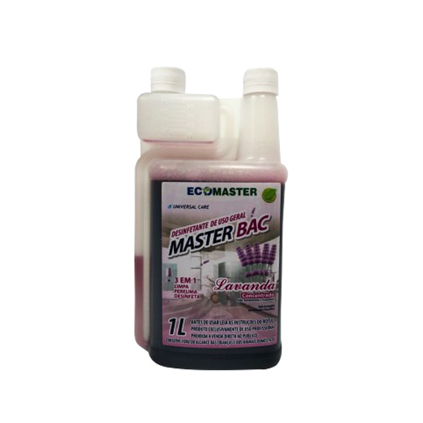 Master Bac Lavanda - 1 lt - Desinfetante