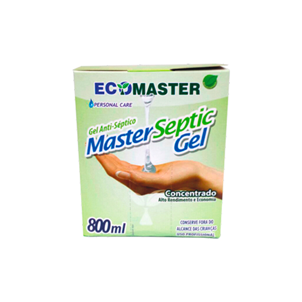 Master Septic Gel - 800 ml - Alcool Gel