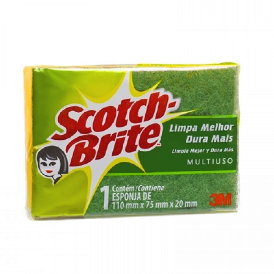 Esponja Dupla Face - Scotch Brite - 3m